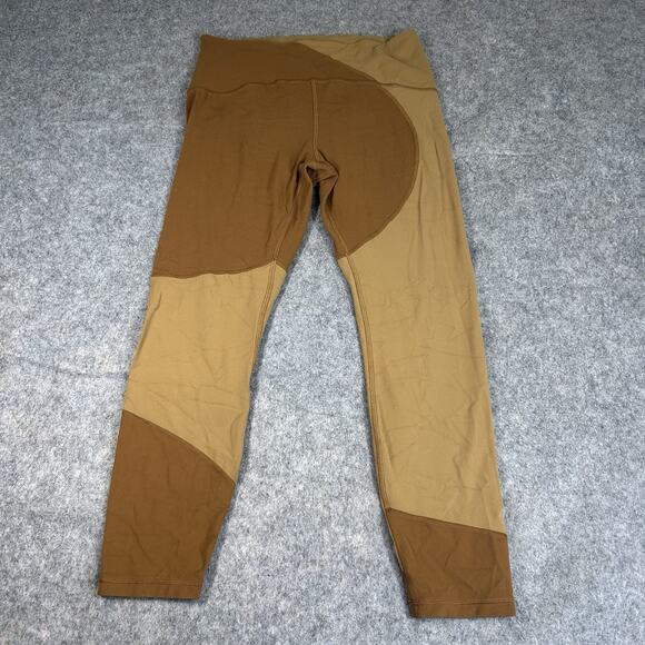 Lululemon Nulu Colorblock High Rise Legging 10 Copper Brown Sable 25” - Picture 1 of 8